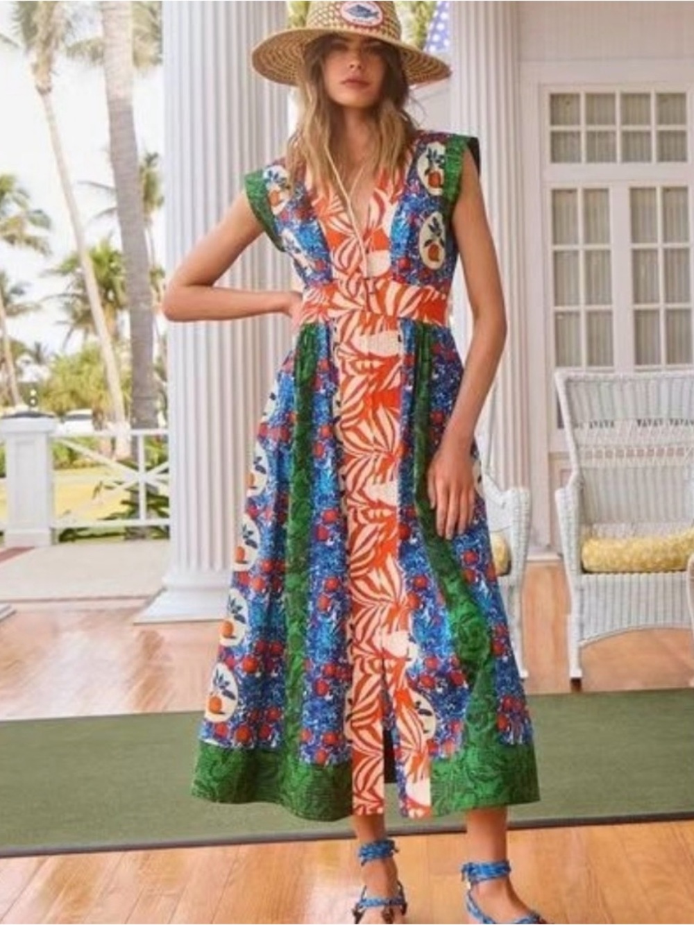 Hunter Bell April Dress - Orange Grove View 2
